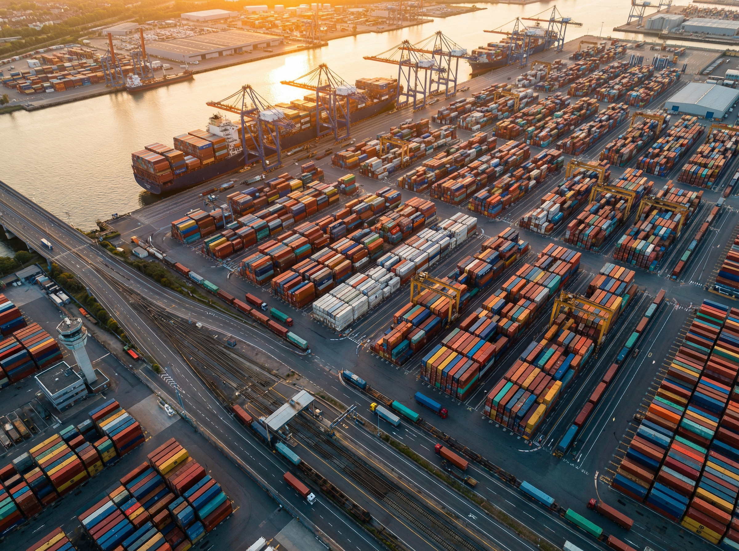 Port terminal aerial